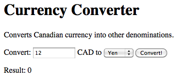 Currency Converter Screenshot