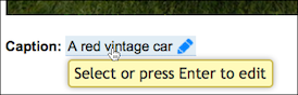 The Inline Edit component with a hover tooltip showing